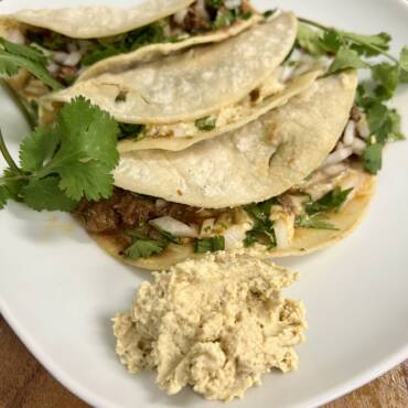 Chipotle Hummus Birria Tacos